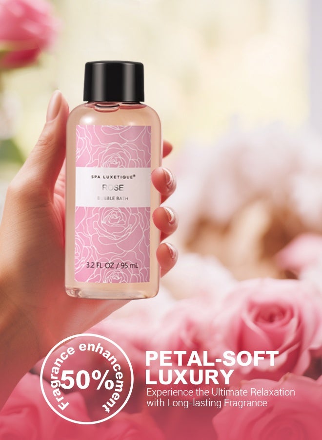 Spa Luxetique Spa Gift Set for Women Gift Baskets, 6 Pcs Bath and Body Spa Kit, Bath Set Includes Body Lotion, Shower Gel, Bubble Bath, Hand Cream, Travel Bag, Relaxing Gifts for Women. - Image 4